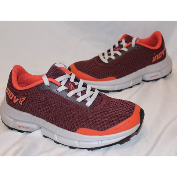 Inov-8 TrailFly Ultra G 280 Women/s Red/Burgundy Athletic Hiking Running Shoes 7 - Picture 2 of 7